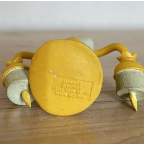 Beauty & the Beast Lumiere & Cogsworth Bendable PVC Figures Disney Just Toys - Picture 11 of 11